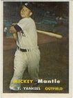 1957 Topps mickey mantel